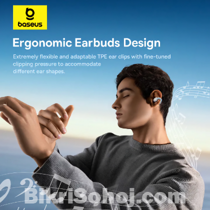 Baseus Airgo 1 Ring Clip Open-ear Bluetooth Wireless Earbuds